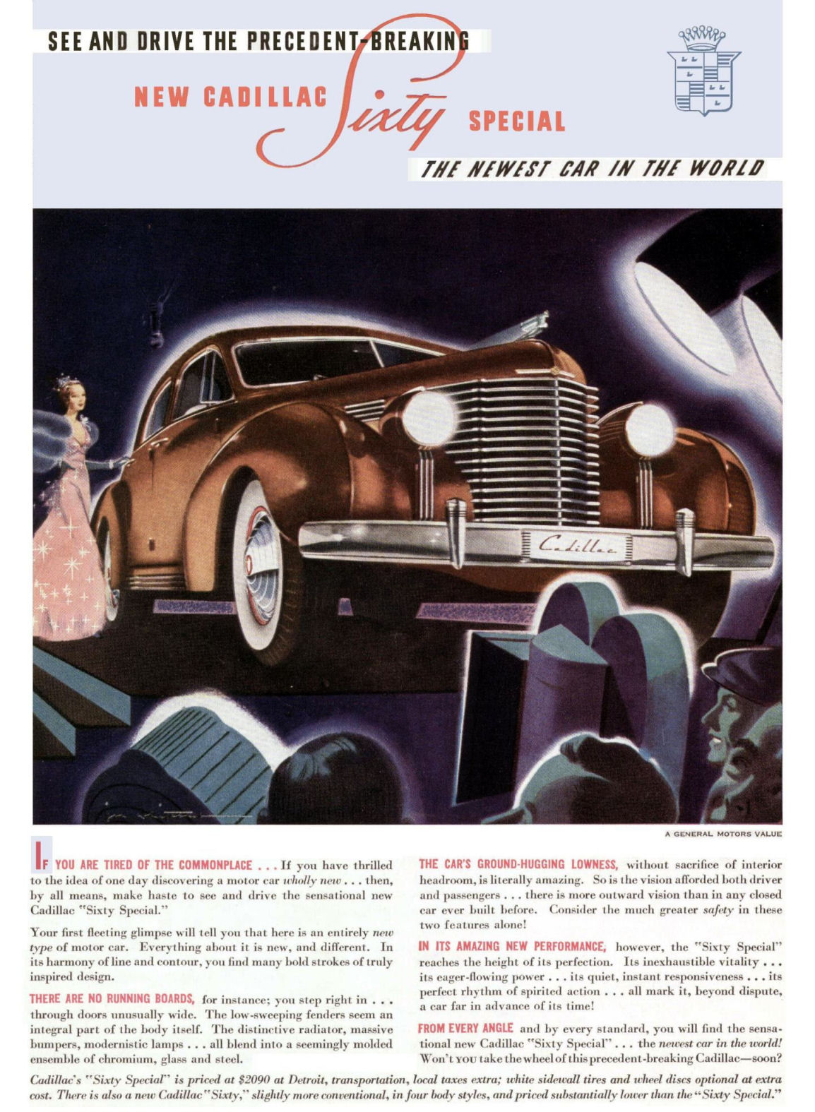 1938 Cadillac Auto Advertising